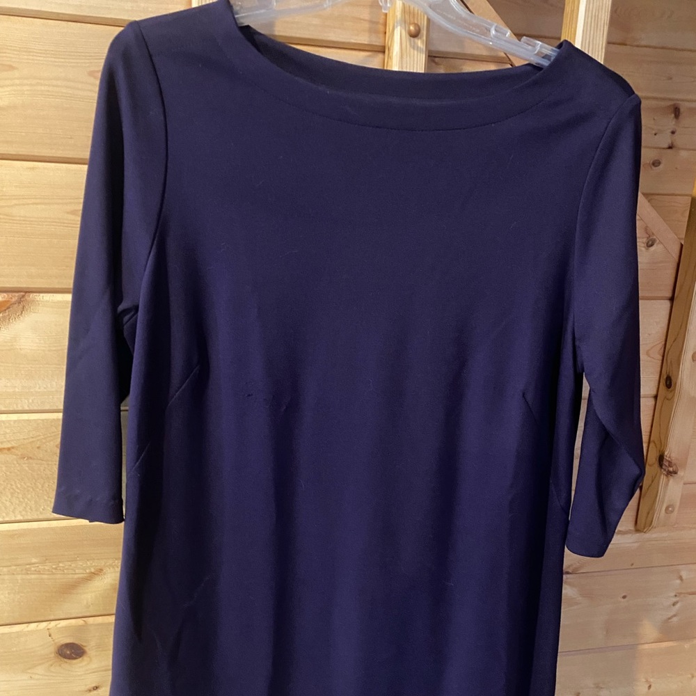 J.Jill Ponte knit aubergine tunic